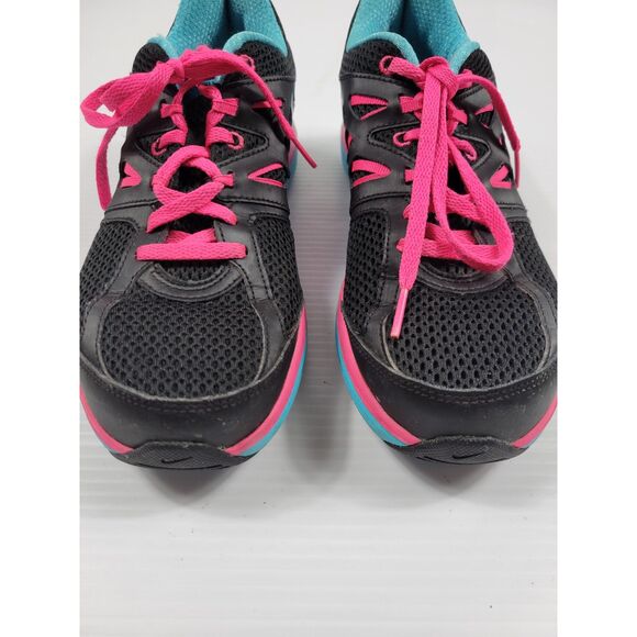 Nike Dual Fusionlite Black Pink Neon Running Shoes 599560-004 Women’s Size 8 - Picture 2 of 9